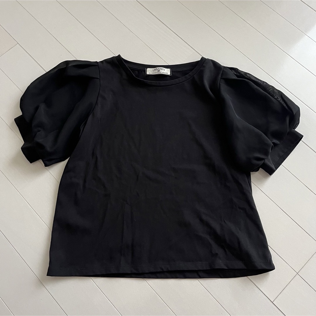 パフスリーブ Tシャツ レディースのトップス(カットソー(半袖/袖なし))の商品写真