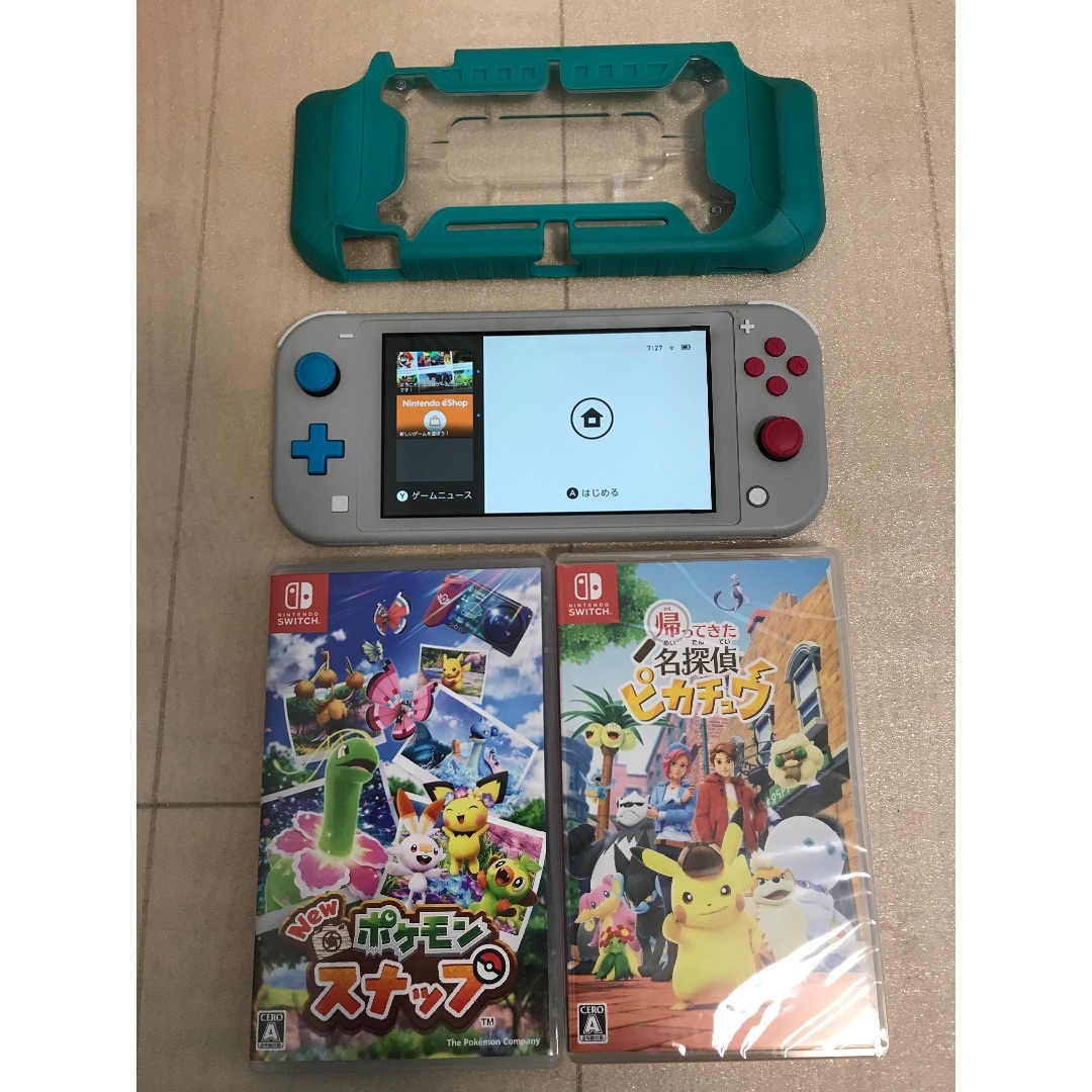 Nintendo Switch - 美品✨Switch Lite本体ザシアン・ザマゼンタ＋ポケモンソフト2本付き✨