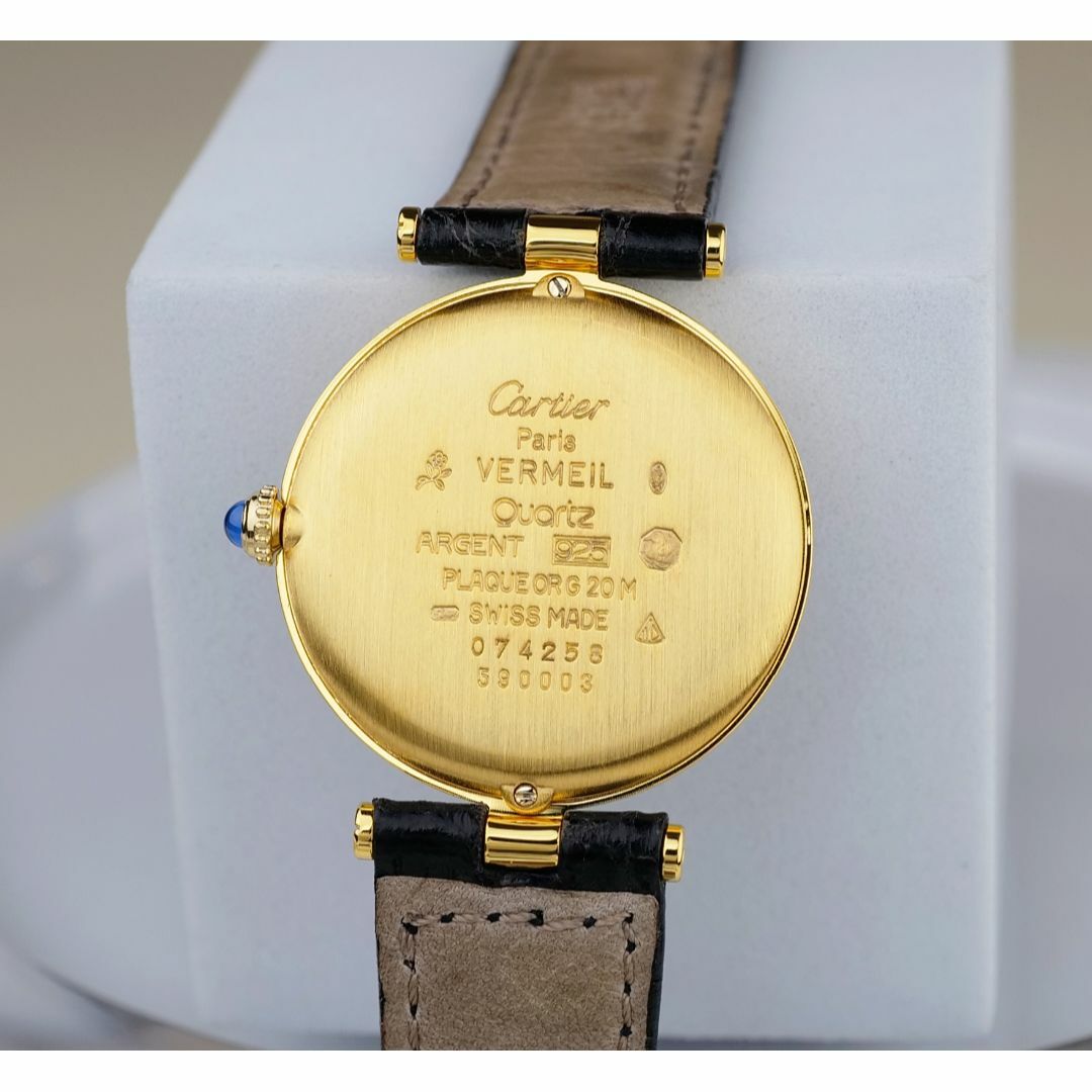Cartier(カルティエ)の美品 カルティエ マスト ヴァンドーム グレー ホワイト ローマン LM メンズの時計(腕時計(アナログ))の商品写真