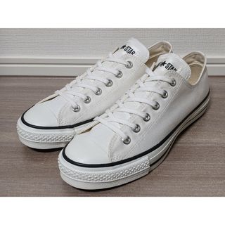 コンバース(CONVERSE)の新品未使用 コンバースオールスター ローカットスニーカー ホワイト 日本製(スニーカー)