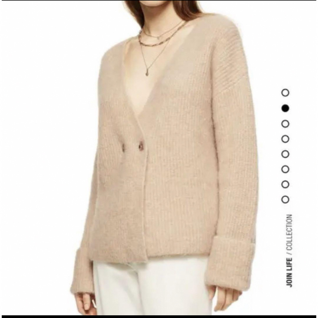 ZARA(ザラ)のZARA ウール　アルパカ　カーディガン　Mサイズ レディースのトップス(カーディガン)の商品写真