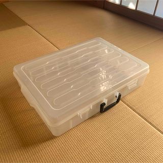 【直接お引渡し限定】収納ケース 収納カバン プラスチックカバン 透明 クリア鞄(ケース/ボックス)