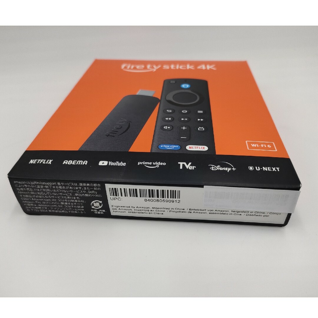 Amazon(アマゾン)の新品 アマゾン Fire TV Stick 4K 第2世代 B0BW2L198L スマホ/家電/カメラのスマートフォン/携帯電話(その他)の商品写真