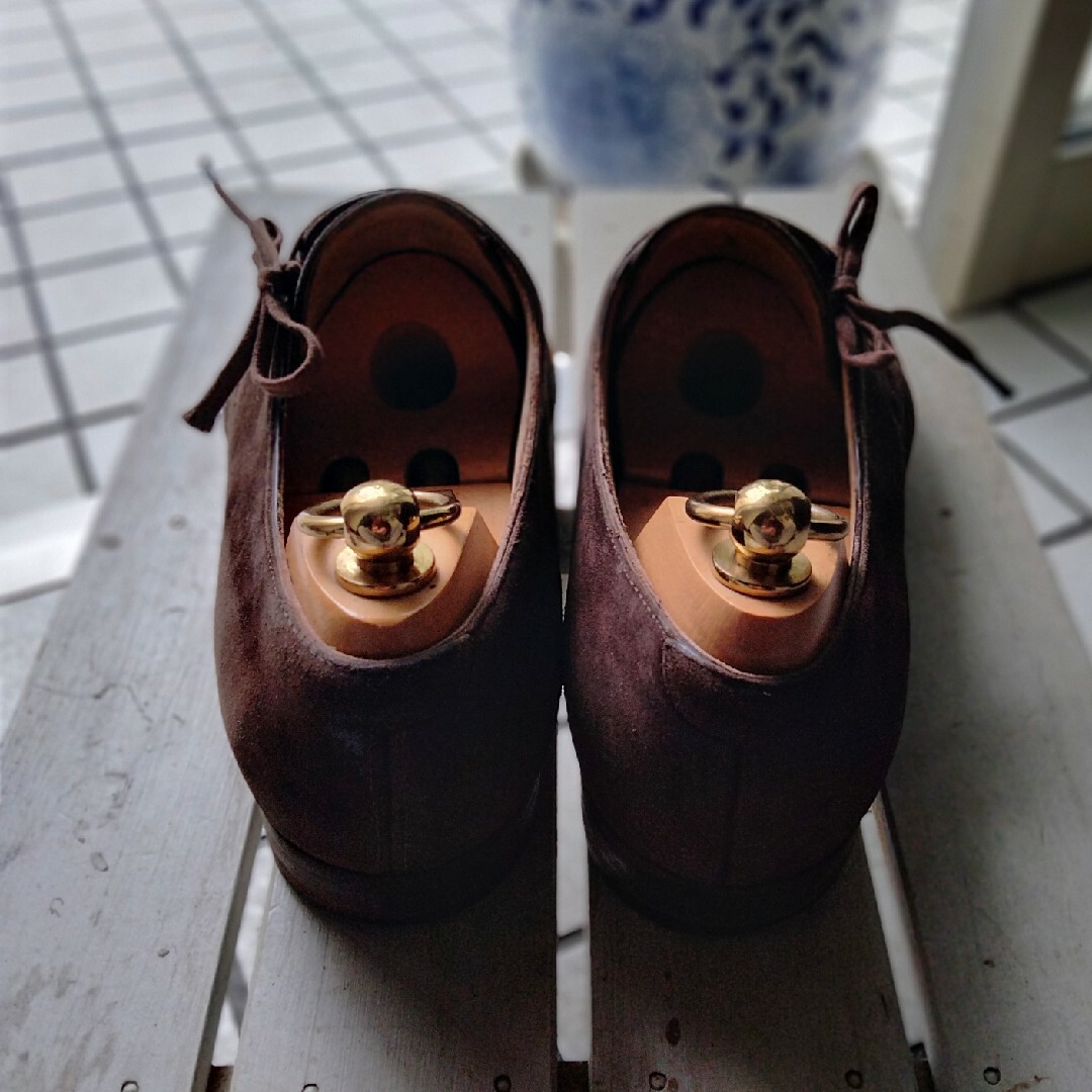 ENZO BONAFE(エンツォボナフェ)の希少美品 保存袋付 エンツォボナフェ サイドレースアップシューズ 40.5 メンズの靴/シューズ(ドレス/ビジネス)の商品写真