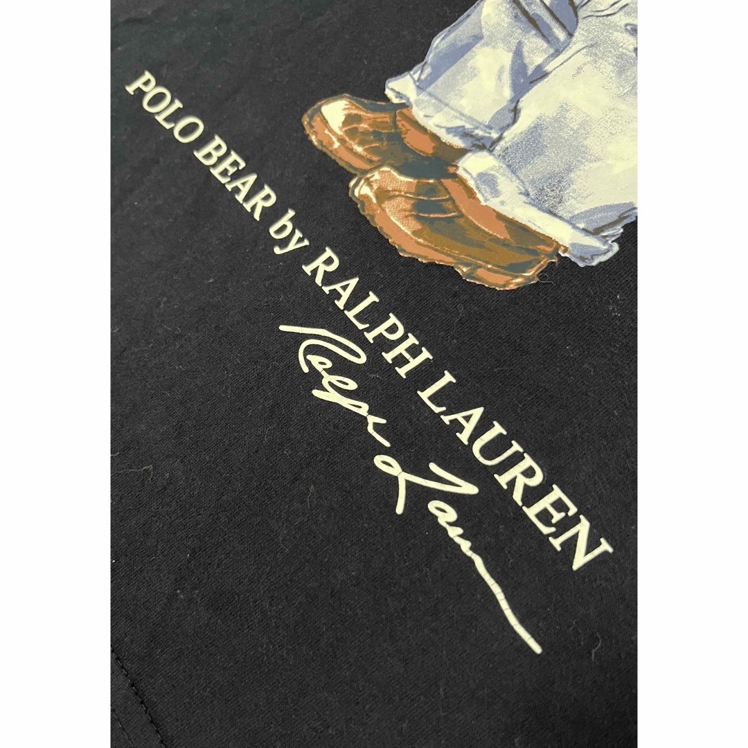 POLO RALPH LAUREN(ポロラルフローレン)の美品　ポロ　ラルフローレン　ポロベア　トップス　Tシャツ　ロンT ネイビー　人気 レディースのトップス(Tシャツ(長袖/七分))の商品写真