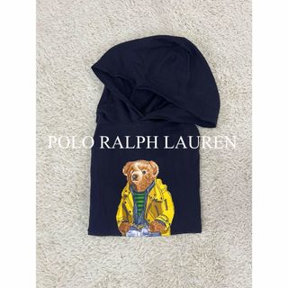 ポロラルフローレン(POLO RALPH LAUREN)の美品　ポロ　ラルフローレン　ポロベア　トップス　Tシャツ　ロンT ネイビー　人気(Tシャツ(長袖/七分))