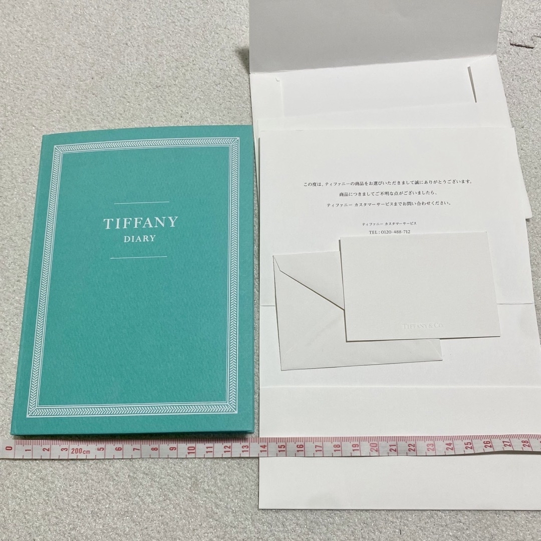 Tiffany & Co.(ティファニー)のTiffany Diary 無地ノート　未使用品　カード インテリア/住まい/日用品の文房具(ノート/メモ帳/ふせん)の商品写真