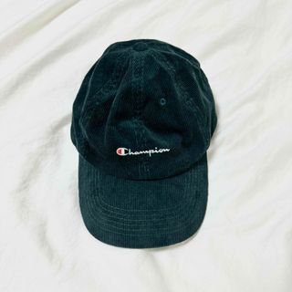 チャンピオン(Champion)のchampion キャップ　コーデュロイキャップ　グリーン　深緑　チャンピオン(キャップ)