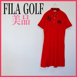 フィラ(FILA)の【送料無料】FILA GOLF レッド系 ゴルフウェア ワンピース LL(ウエア)