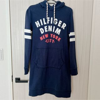 TOMMY HILFIGER - トミーヒルフィガー　スウェットパーカーワンピース