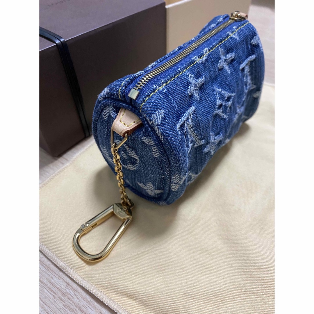 LOUIS VUITTON(ルイヴィトン)の未使用　ルイヴィトン デニム トゥルース スピーディ PM ポーチ キーフック レディースのファッション小物(ポーチ)の商品写真