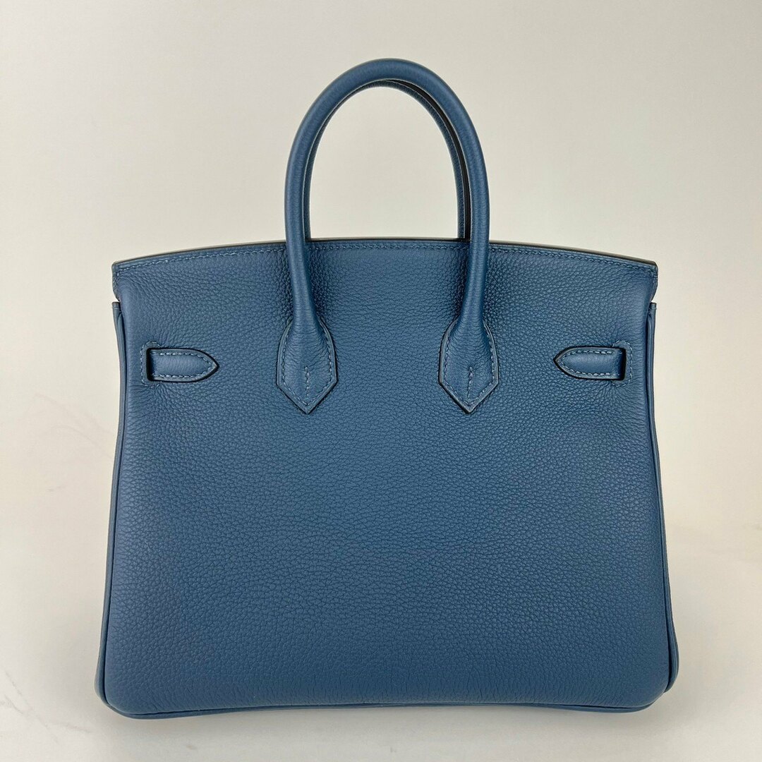 Hermes(エルメス)の新品未使用 HERMES エルメス Birkin25 バーキン25 Blue de prsse ブルードゥプリュス Togo トゴ PHW シルバー金具 W刻 ハンドバッグ レディースのバッグ(ハンドバッグ)の商品写真