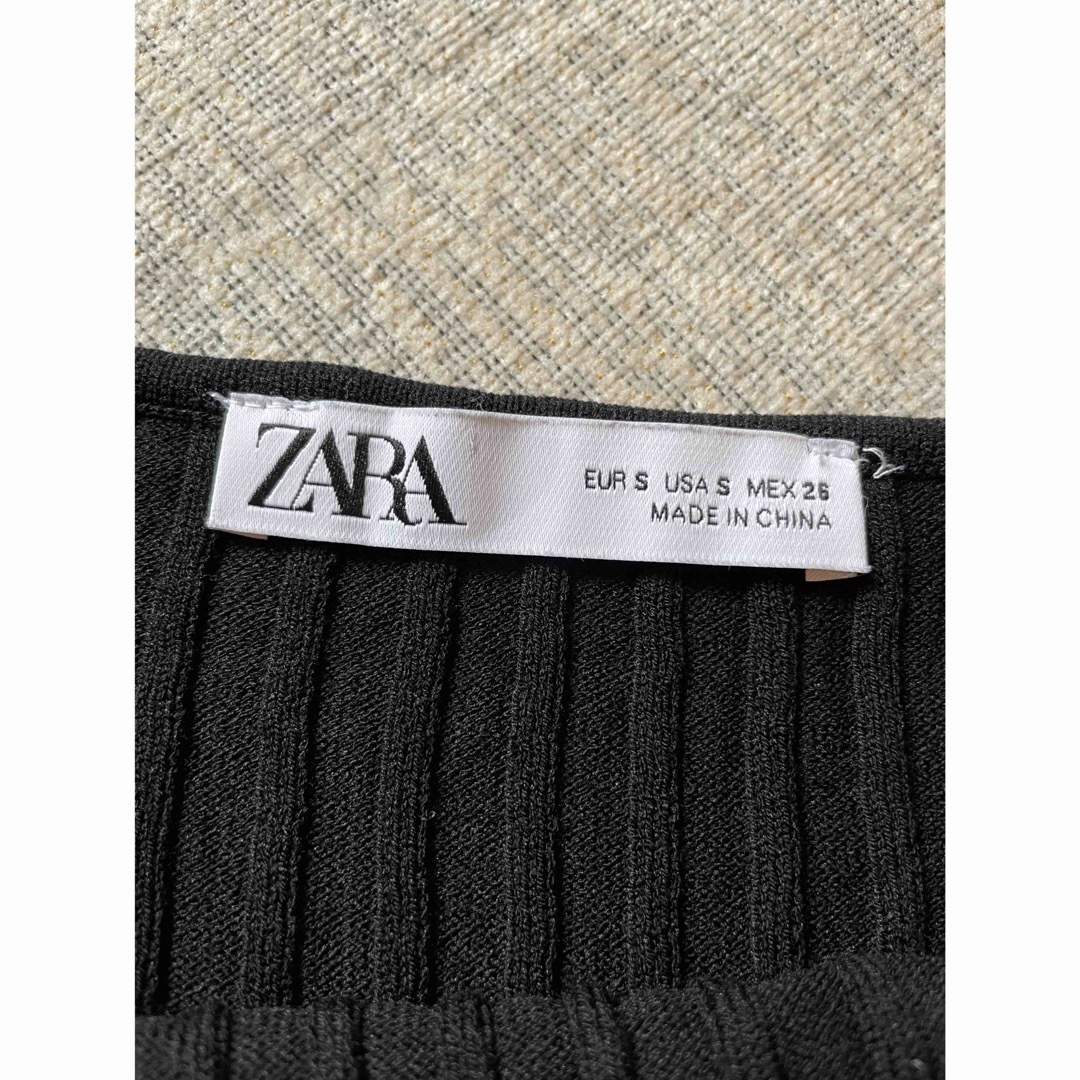 ZARA(ザラ)のZARA リブタイトワンピース レディースのワンピース(ロングワンピース/マキシワンピース)の商品写真