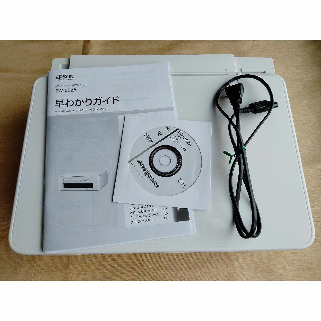 EPSON(エプソン)の【ジャンク品】エプソン プリンター EW-052A スマホ/家電/カメラのPC/タブレット(PC周辺機器)の商品写真