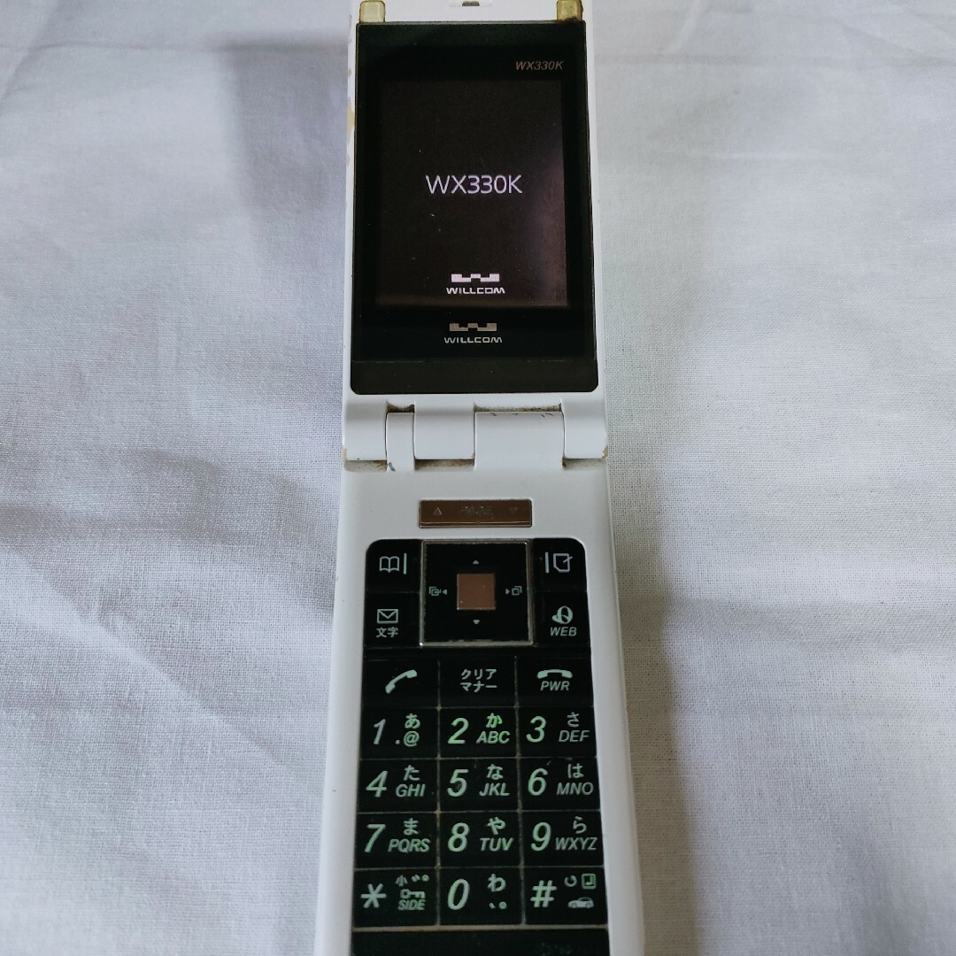 京セラ(キョウセラ)の【中古】Willcom　PHS　京セラ　WX330K　ガラケー スマホ/家電/カメラのスマートフォン/携帯電話(PHS本体)の商品写真