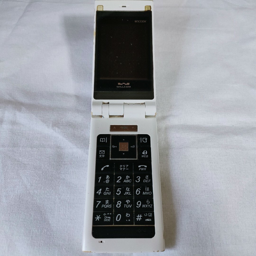 京セラ(キョウセラ)の【中古】Willcom　PHS　京セラ　WX330K　ガラケー スマホ/家電/カメラのスマートフォン/携帯電話(PHS本体)の商品写真