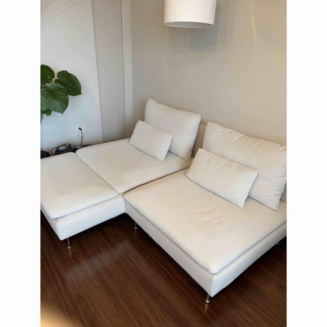 IKEA ソーデルハムン 3人掛けソファ + ヘッドレスト2個付き 木製脚 IKEA ソーデルハムン 3人掛けソファ + ヘッドレスト2個付き 木製脚