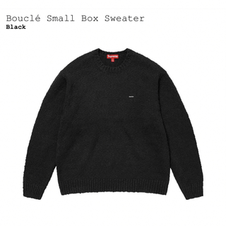 シュプリーム(Supreme)のSupreme Bouclé Small Box Sweater "Black"(ニット/セーター)