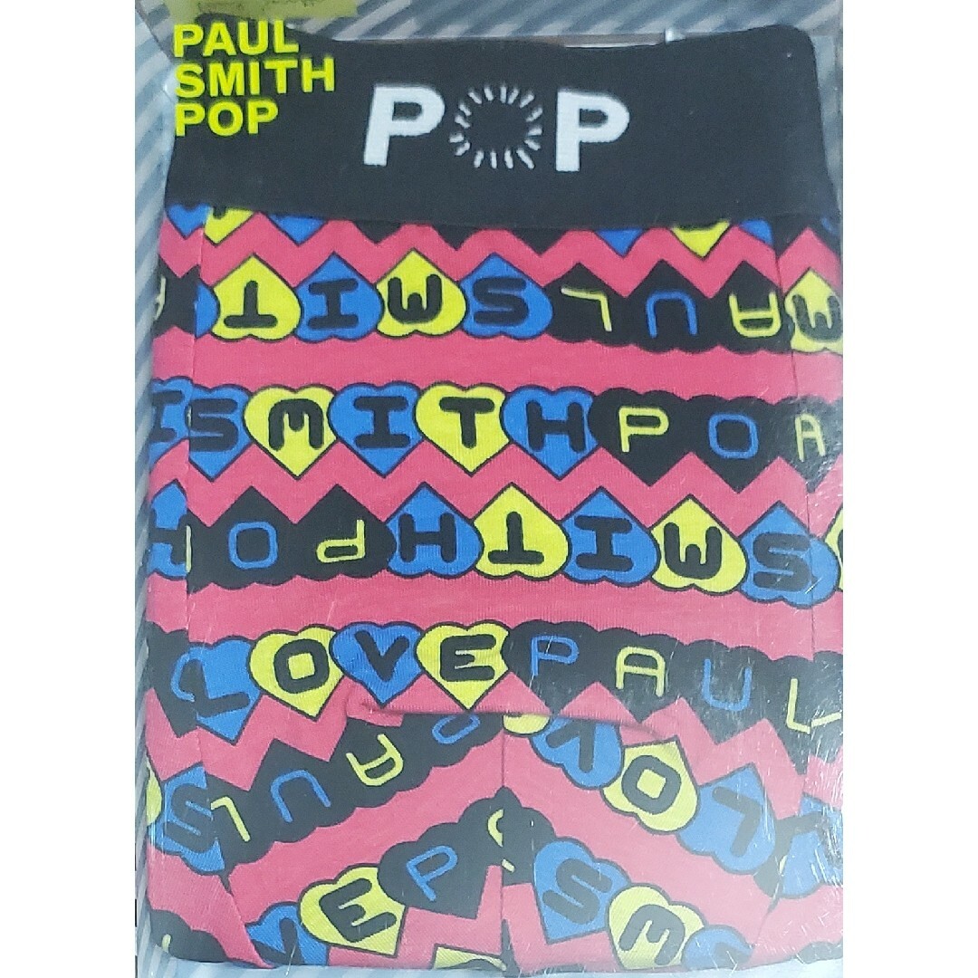 Paul Smith(ポールスミス)のポールスミス　新品　メンズ　ボクサーパンツ(ハートロゴ/ピンクL) メンズのアンダーウェア(ボクサーパンツ)の商品写真