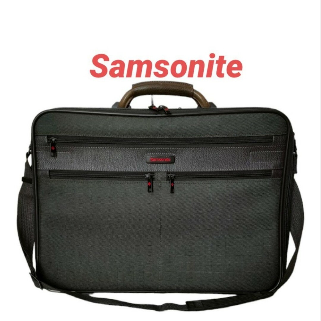 Samsonite(サムソナイト)のSamsonite サムソナイト 2way  ビジネスバッグ 大容量  グレー メンズのバッグ(ビジネスバッグ)の商品写真