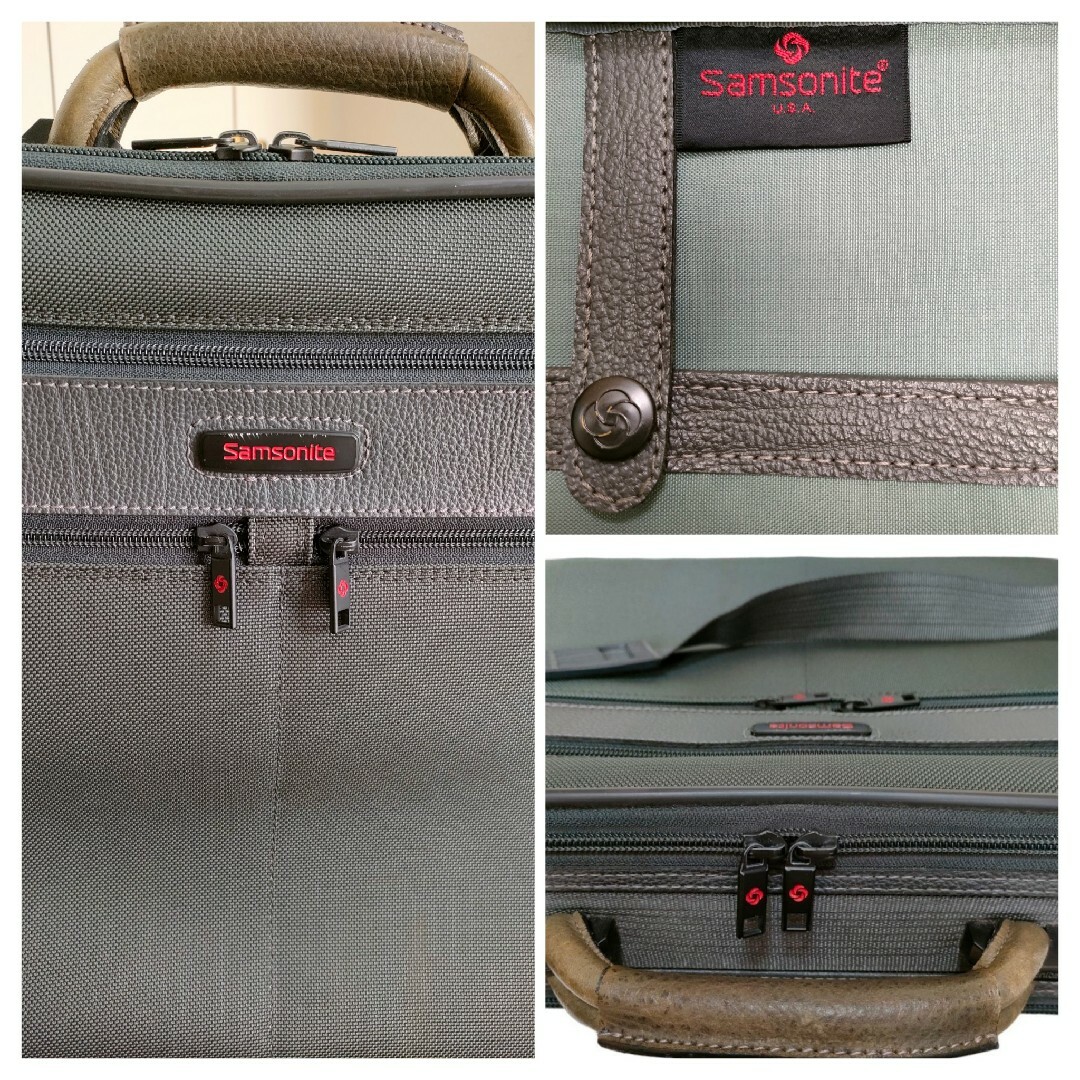 Samsonite(サムソナイト)のSamsonite サムソナイト 2way  ビジネスバッグ 大容量  グレー メンズのバッグ(ビジネスバッグ)の商品写真