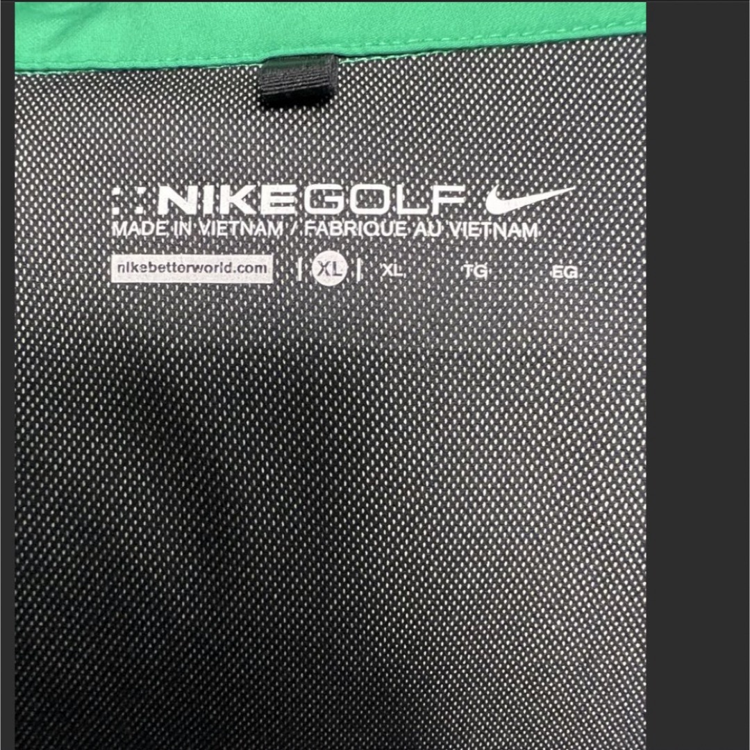 NIKE(ナイキ)のNIKE golf  緑ウインドブレーカー メンズのトップス(ジャージ)の商品写真