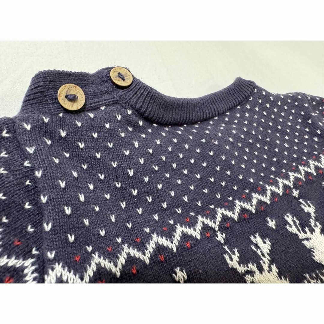 H&M(エイチアンドエム)のH&M ニット　セーター　EURサイズ92 キッズ/ベビー/マタニティのキッズ服男の子用(90cm~)(ニット)の商品写真
