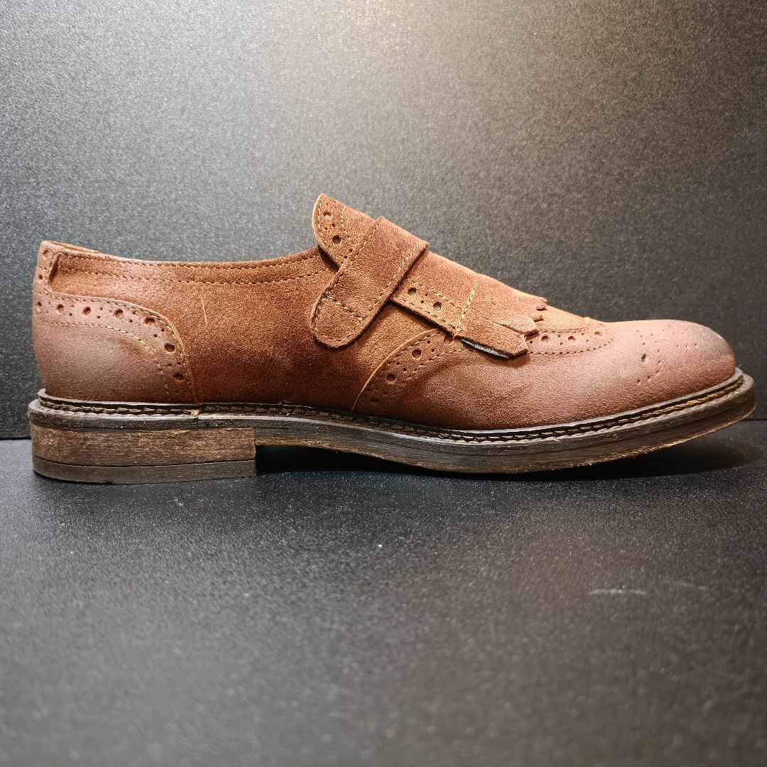 ベルナ（Berna） イタリア製革靴 茶 42 メンズの靴/シューズ(スリッポン/モカシン)の商品写真