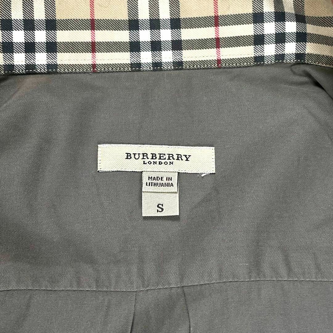 BURBERRY(バーバリー)のBURBARRY LONDON バーバリー シャツ カーキ ノバチェック  S メンズのトップス(シャツ)の商品写真