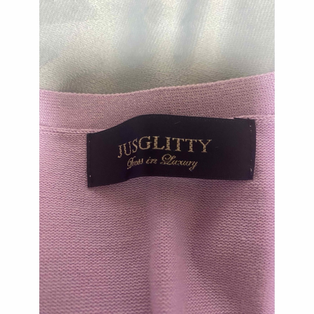 JUSGLITTY(ジャスグリッティー)のJUSGLITTYニット カーディガン レディースのトップス(ニット/セーター)の商品写真