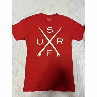 サタデーズサーフニューヨークシティー(SATURDAYS SURF NYC)のLOST Weekend NYC Tシャツ Red M(Tシャツ/カットソー(半袖/袖なし))