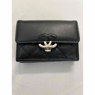 シャネル(CHANEL)のCHANEL シャネル　プッシュロック　ナノウォレット　三つ折り財布(財布)