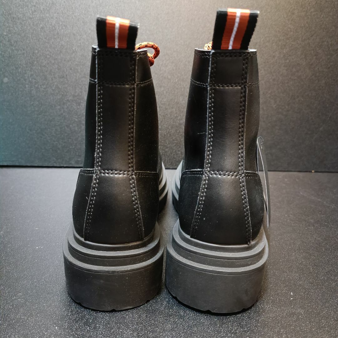 ARMANI EXCHANGE(アルマーニエクスチェンジ)のアルマーニエクスチェンジ（A|X） レザーブーツ 黒 UK7 メンズの靴/シューズ(ブーツ)の商品写真