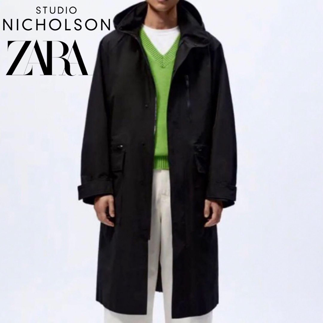 ZARA(ザラ)の新品⭐️STUDIO NICHOLSON×ZARA オーバーサイズパーカ/コート メンズのジャケット/アウター(モッズコート)の商品写真