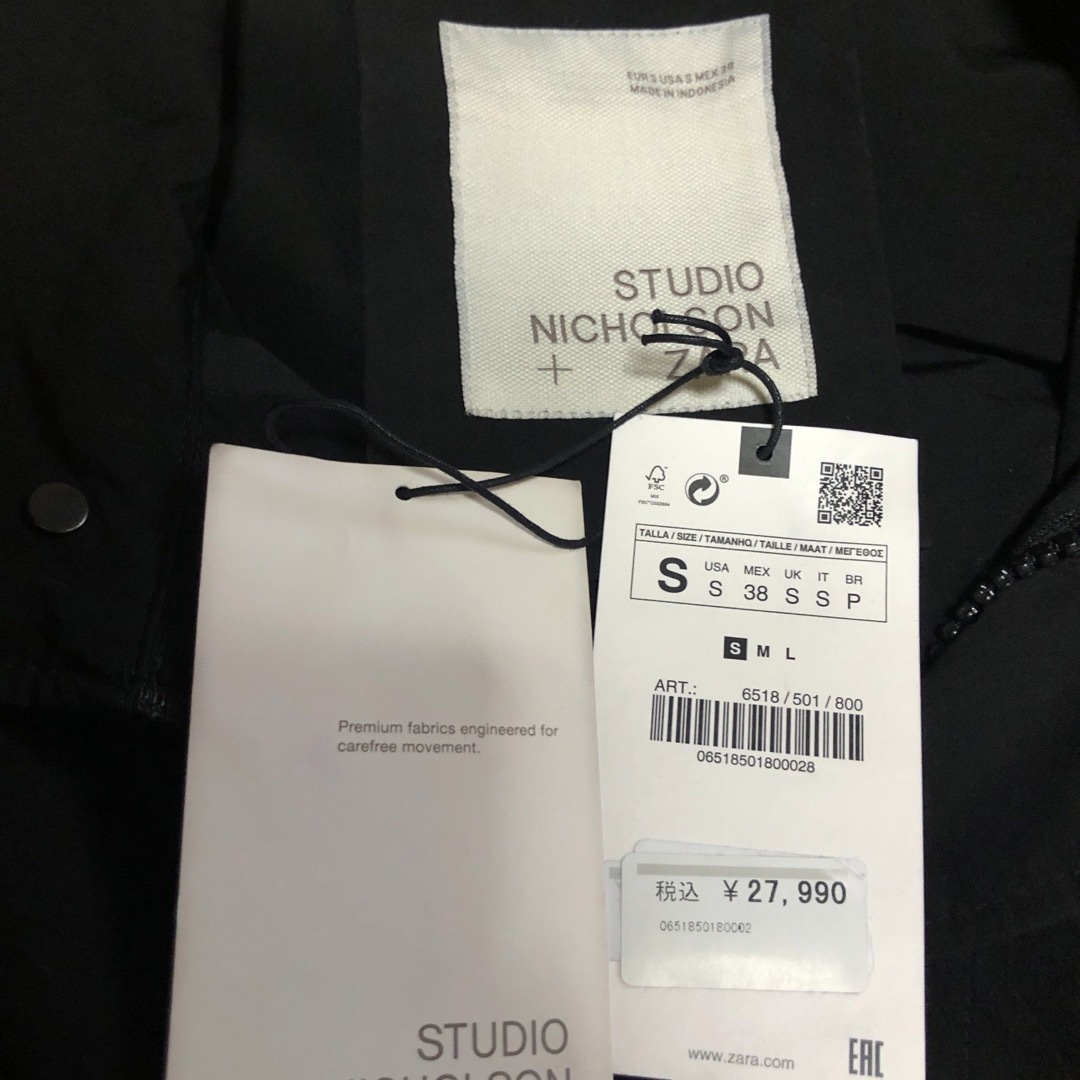 ZARA(ザラ)の新品⭐️STUDIO NICHOLSON×ZARA オーバーサイズパーカ/コート メンズのジャケット/アウター(モッズコート)の商品写真