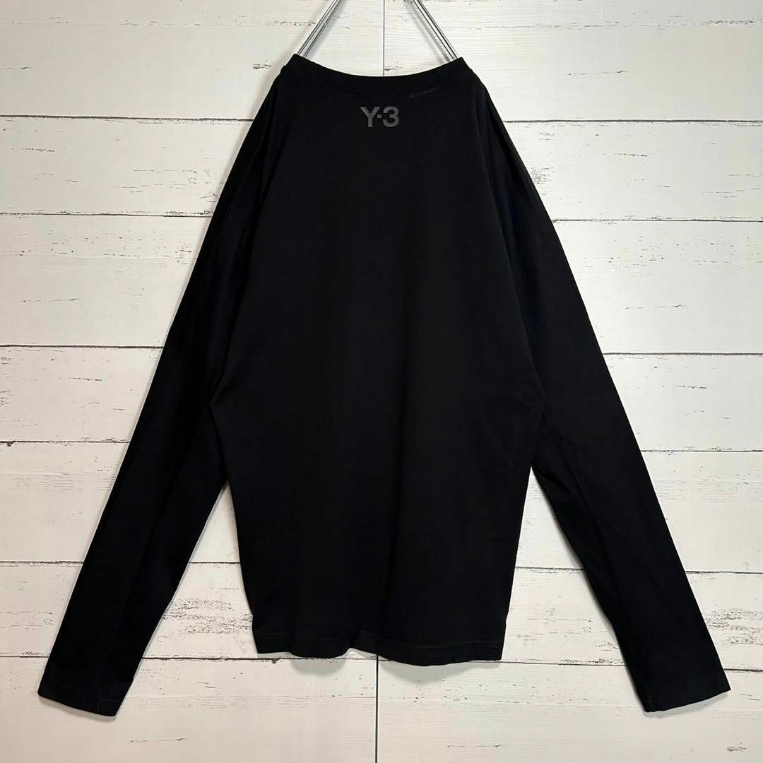 Y-3(ワイスリー)の【大人気モデル】ワイスリー☆センターアーチロゴ ロンT ヨウジヤマモト 黒 メンズのトップス(Tシャツ/カットソー(七分/長袖))の商品写真