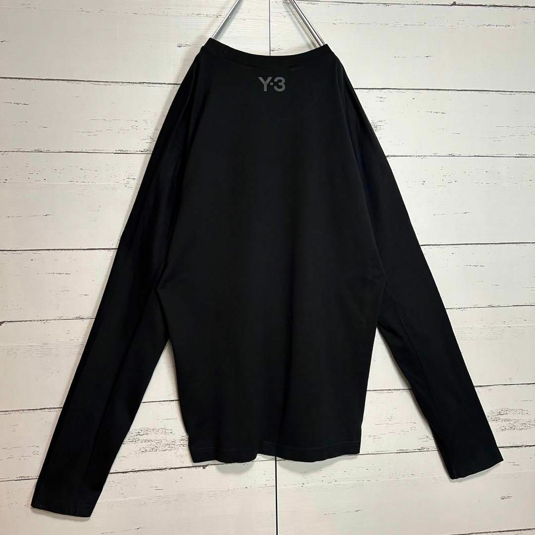 Y-3(ワイスリー)の【大人気モデル】ワイスリー☆センターアーチロゴ ロンT ヨウジヤマモト 黒 メンズのトップス(Tシャツ/カットソー(七分/長袖))の商品写真