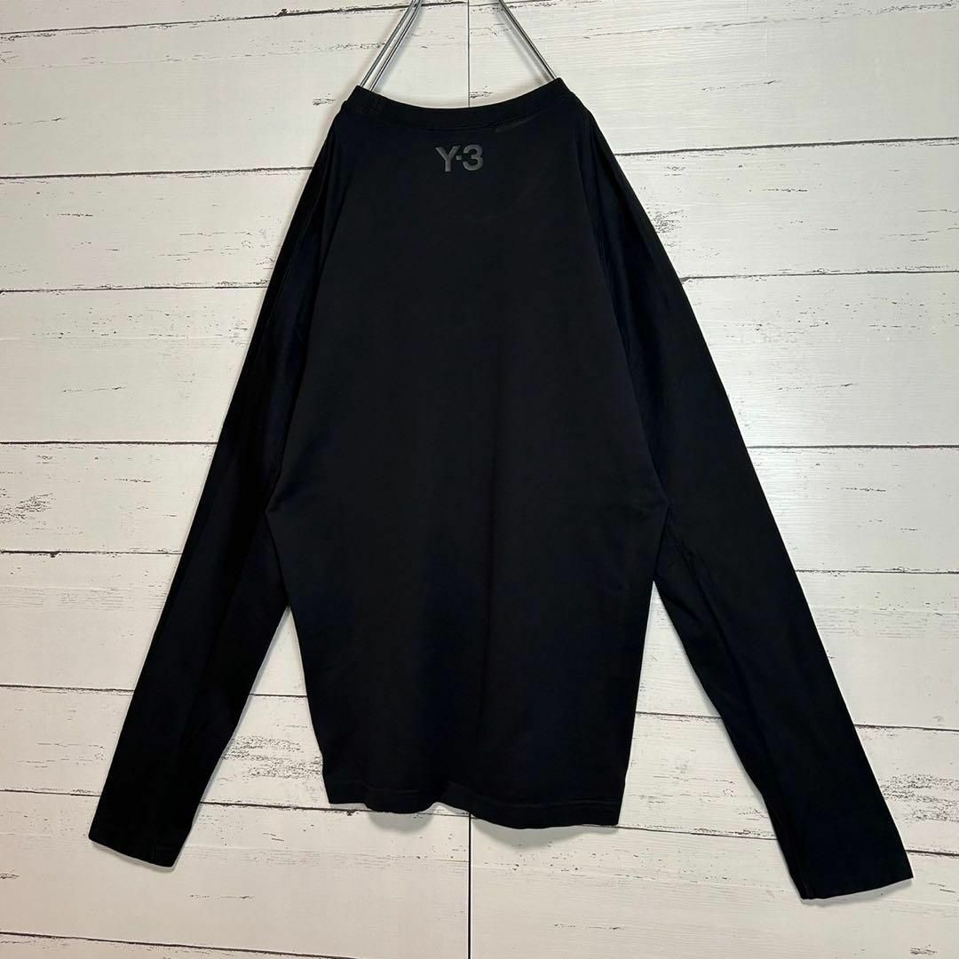 Y-3(ワイスリー)の【大人気モデル】ワイスリー☆センターアーチロゴ ロンT ヨウジヤマモト 黒 メンズのトップス(Tシャツ/カットソー(七分/長袖))の商品写真