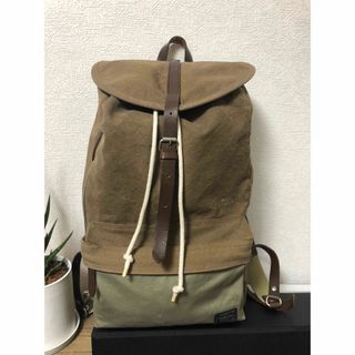 ポーター(PORTER)の【美品】PORTER ブリッジ バックパック リュックサック ミリタリー(バッグパック/リュック)