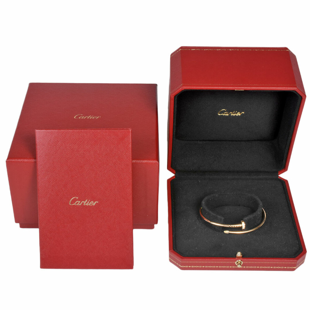 Cartier(カルティエ)のカルティエ Cartier ジュスト アン クル SM ブレスレット ダイヤモンド #16 B6066116 K18YG レディース【中古】 レディースのアクセサリー(ブレスレット/バングル)の商品写真