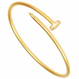 Cartier - カルティエ Cartier ジュスト アン クル SM ブレスレット ダイヤモンド #16 B6066116 K18YG レディース【中古】