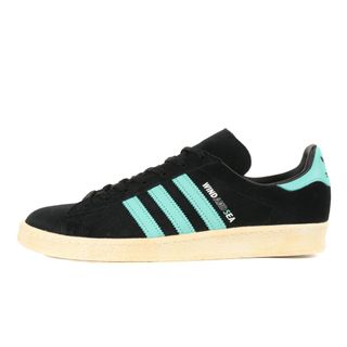 ウィンダンシー(WIND AND SEA)の新品 WIND AND SEA ウィンダンシー サイズ:28.0cm 21AW adidas atmos CAMPUS 80s (GX3952) アディダス アトモス キャンパス80 ブラック ミント US10 ローカット スニーカー コラボ シューズ 靴【メンズ】(スニーカー)