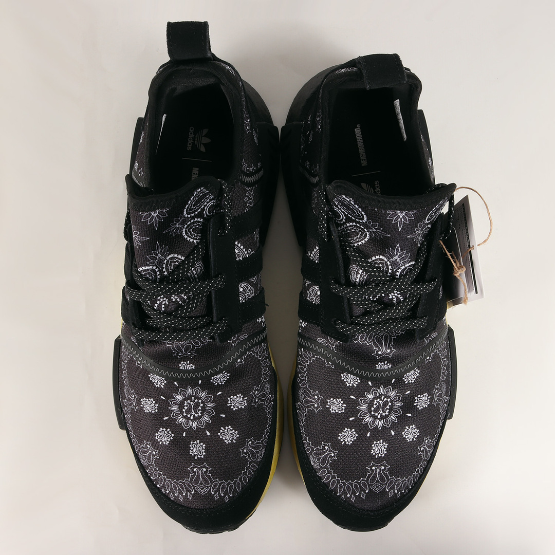 NEIGHBORHOOD(ネイバーフッド)の新品 NEIGHBORHOOD ネイバーフッド サイズ:28.5cm 20AW adidas NMD R1 NBHD BANDANA (GY4157) アディダス バンダナ ブラック 黒 US10.5 ローカット スニーカー シューズ 靴【メンズ】 メンズの靴/シューズ(スニーカー)の商品写真