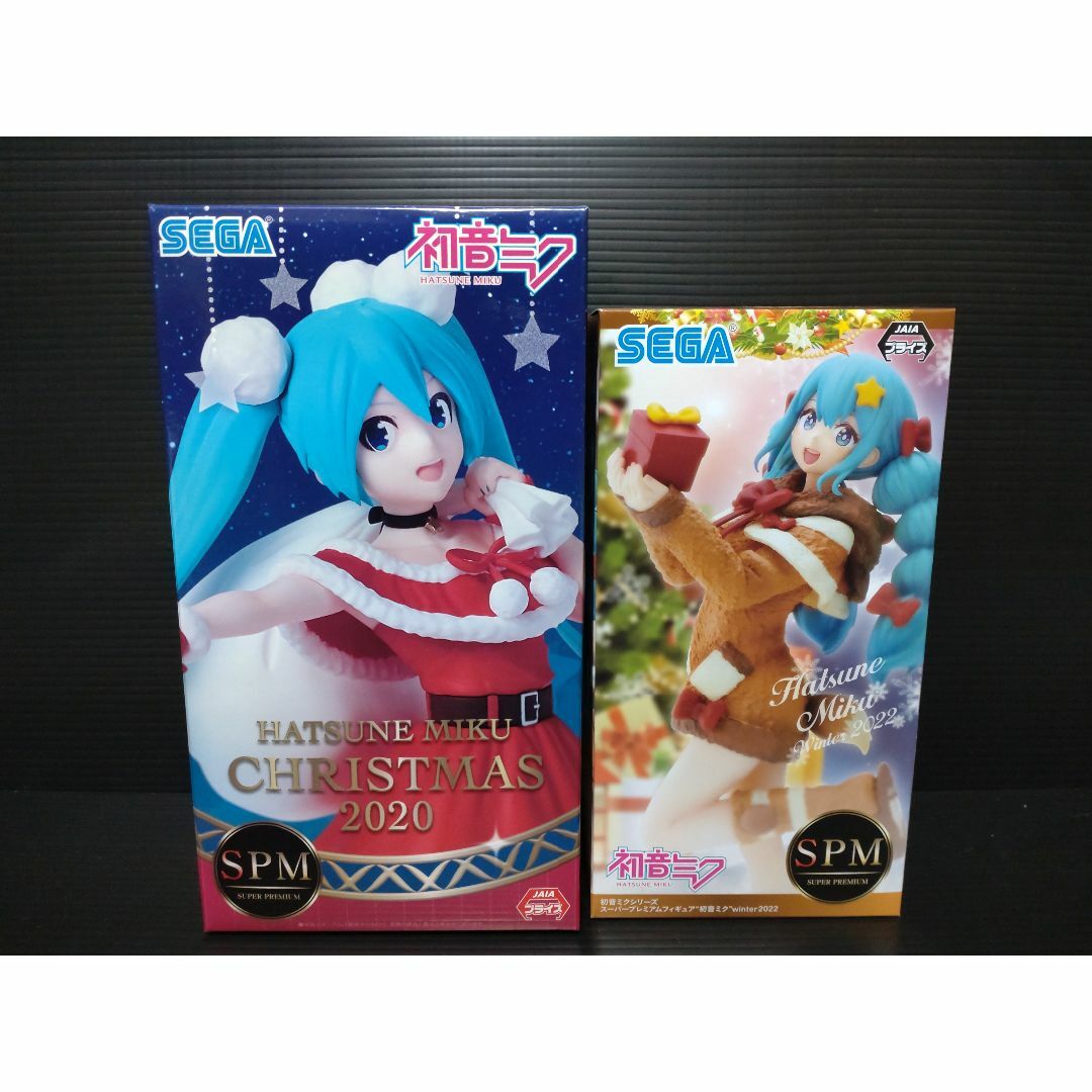 SEGA Games(セガゲームス)の初音ミク フィギュア 2点セット [クリスマス＆ウィンター] エンタメ/ホビーのフィギュア(アニメ/ゲーム)の商品写真