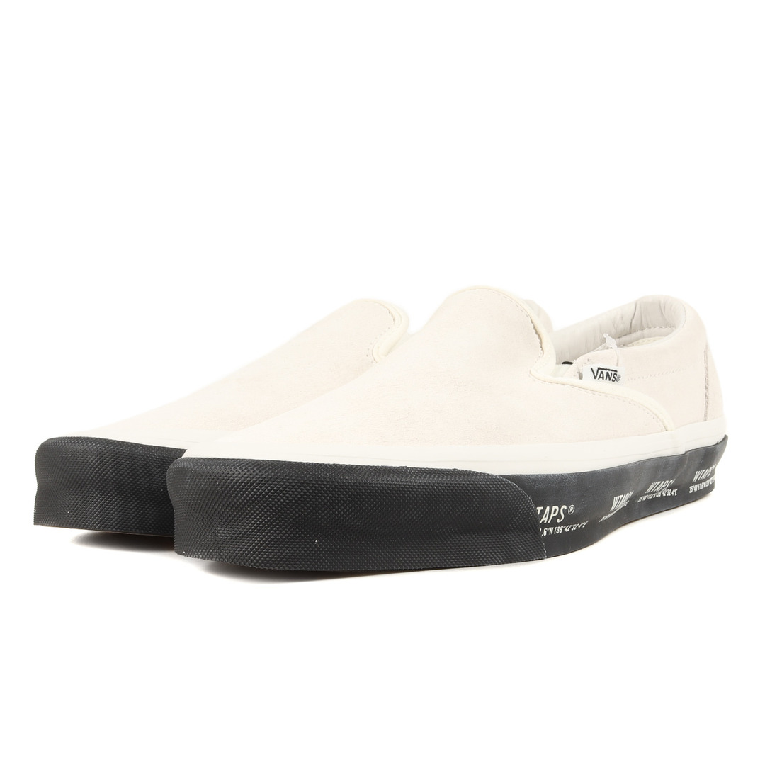 W)taps(ダブルタップス)の新品 WTAPS ダブルタップス サイズ:29.0cm 20AW VANS VAULT OG CLASSIC SLIP-ON バンズ ボルト クラシック スリッポン ホワイト 白 US11 ローカット スニーカー コラボ シューズ 靴【メンズ】 メンズの靴/シューズ(スニーカー)の商品写真