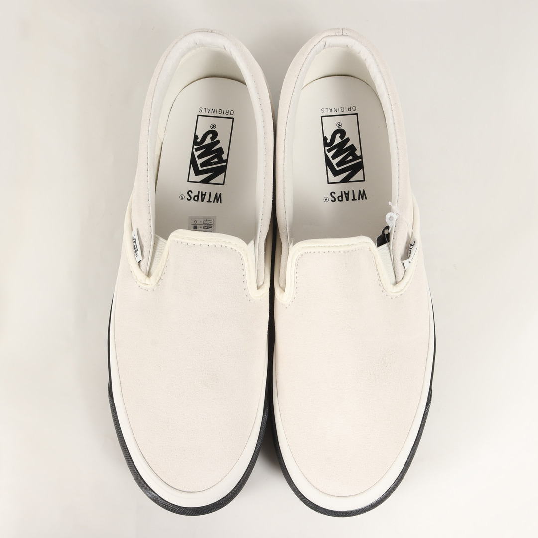 W)taps(ダブルタップス)の新品 WTAPS ダブルタップス サイズ:29.0cm 20AW VANS VAULT OG CLASSIC SLIP-ON バンズ ボルト クラシック スリッポン ホワイト 白 US11 ローカット スニーカー コラボ シューズ 靴【メンズ】 メンズの靴/シューズ(スニーカー)の商品写真