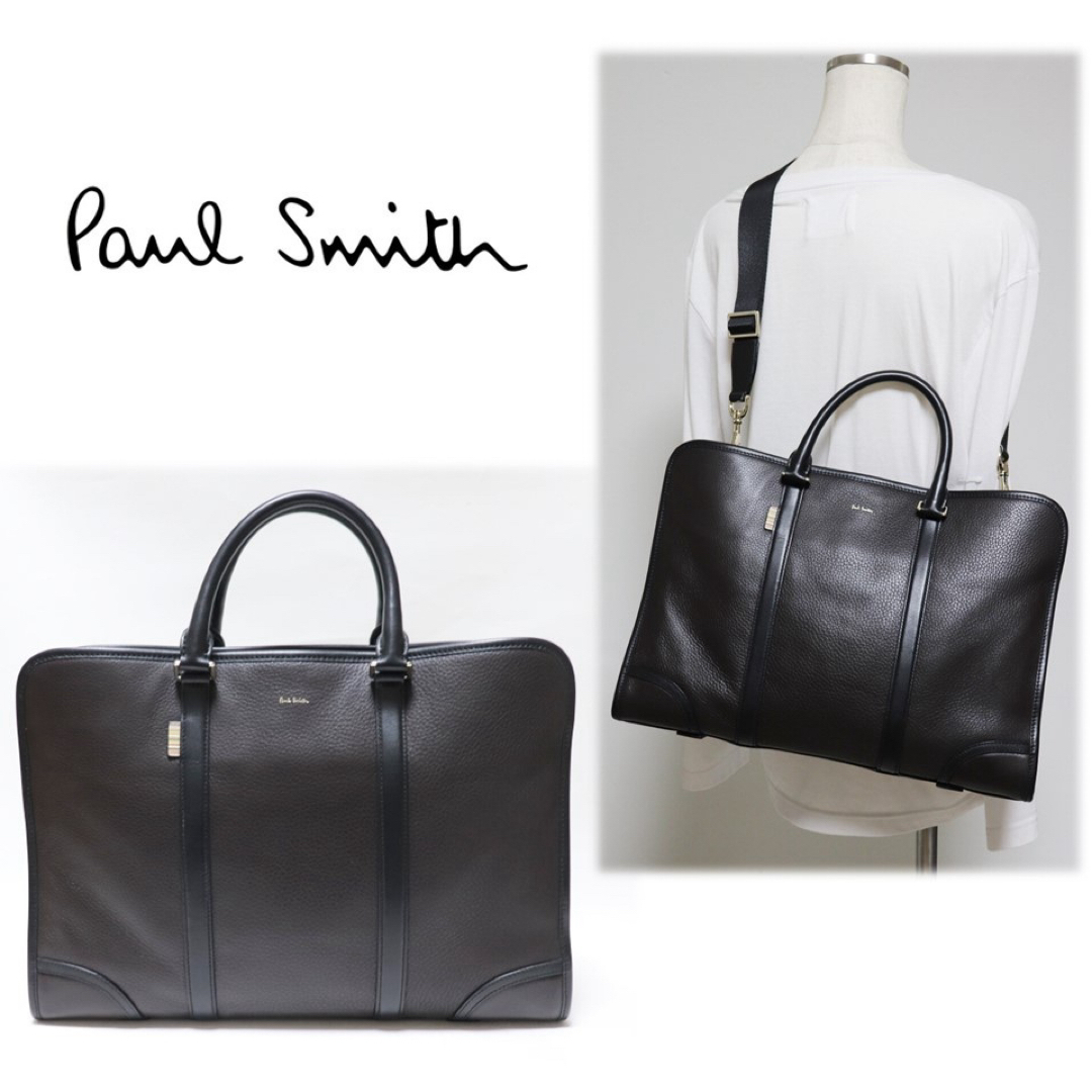 Paul Smith(ポールスミス)の《ポールスミス》新品 2Wayレザービジネスバッグ ブリーフケース メンズのバッグ(ビジネスバッグ)の商品写真