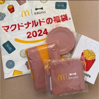 マック マクド マクドナルド 2024 福袋 ピンク(ノベルティグッズ)