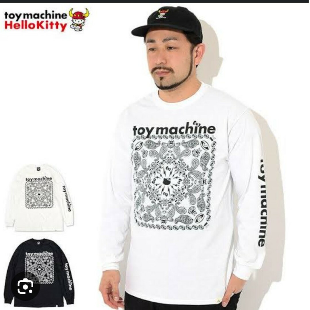 Toy Machine(トイマシーン)の新品 トイマシーン ハローキティコラボ ロンT メンズのトップス(Tシャツ/カットソー(七分/長袖))の商品写真