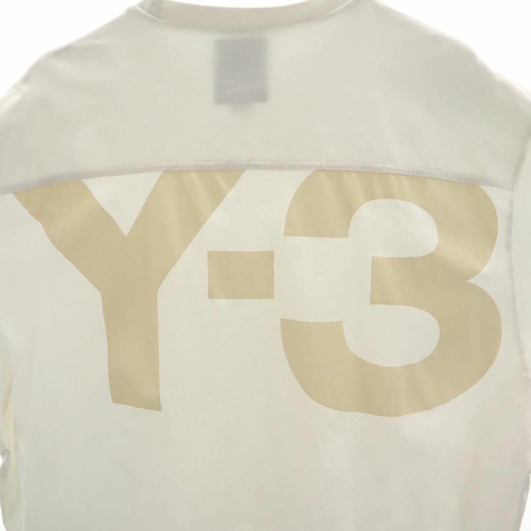 Y-3(ワイスリー)のワイスリー バックプリント 半袖 Tシャツ M ホワイト系 Y-3 Yohji Yamamoto メンズ 古着 【240324】 メンズのトップス(Tシャツ/カットソー(半袖/袖なし))の商品写真